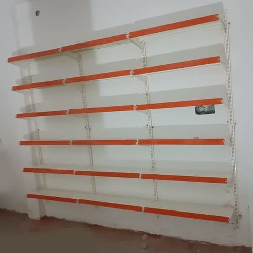 Installation of MS Wall Mounted Retail Display Rack