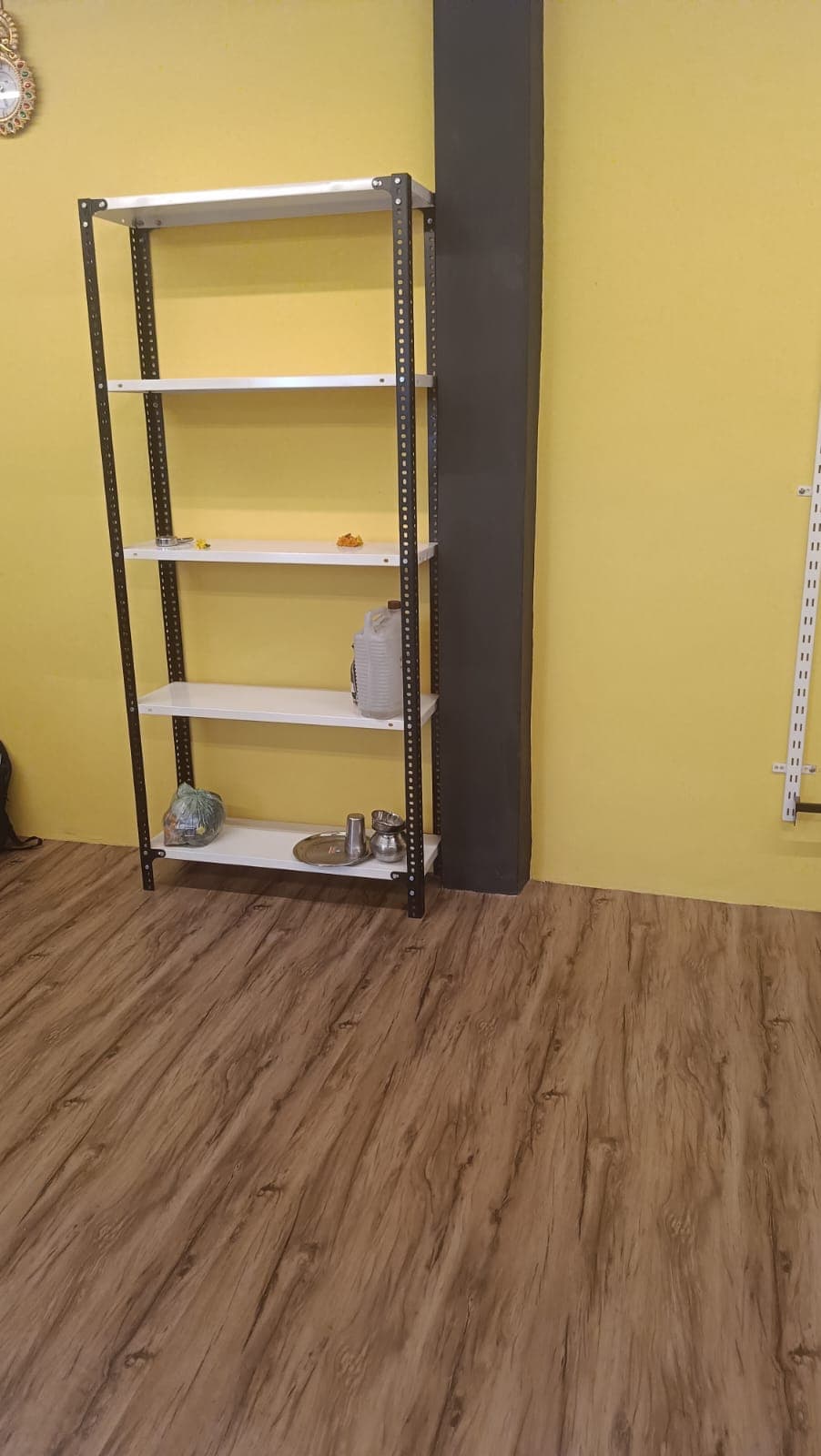 Installation of 6 Feet Slotted Angle Rack